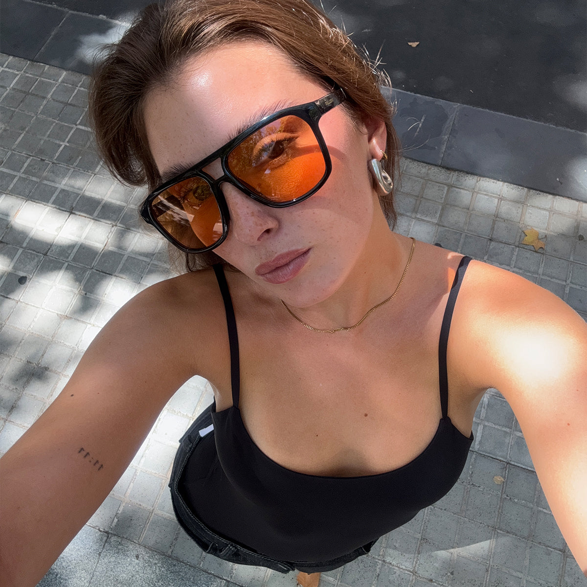 Dara Black Orange
